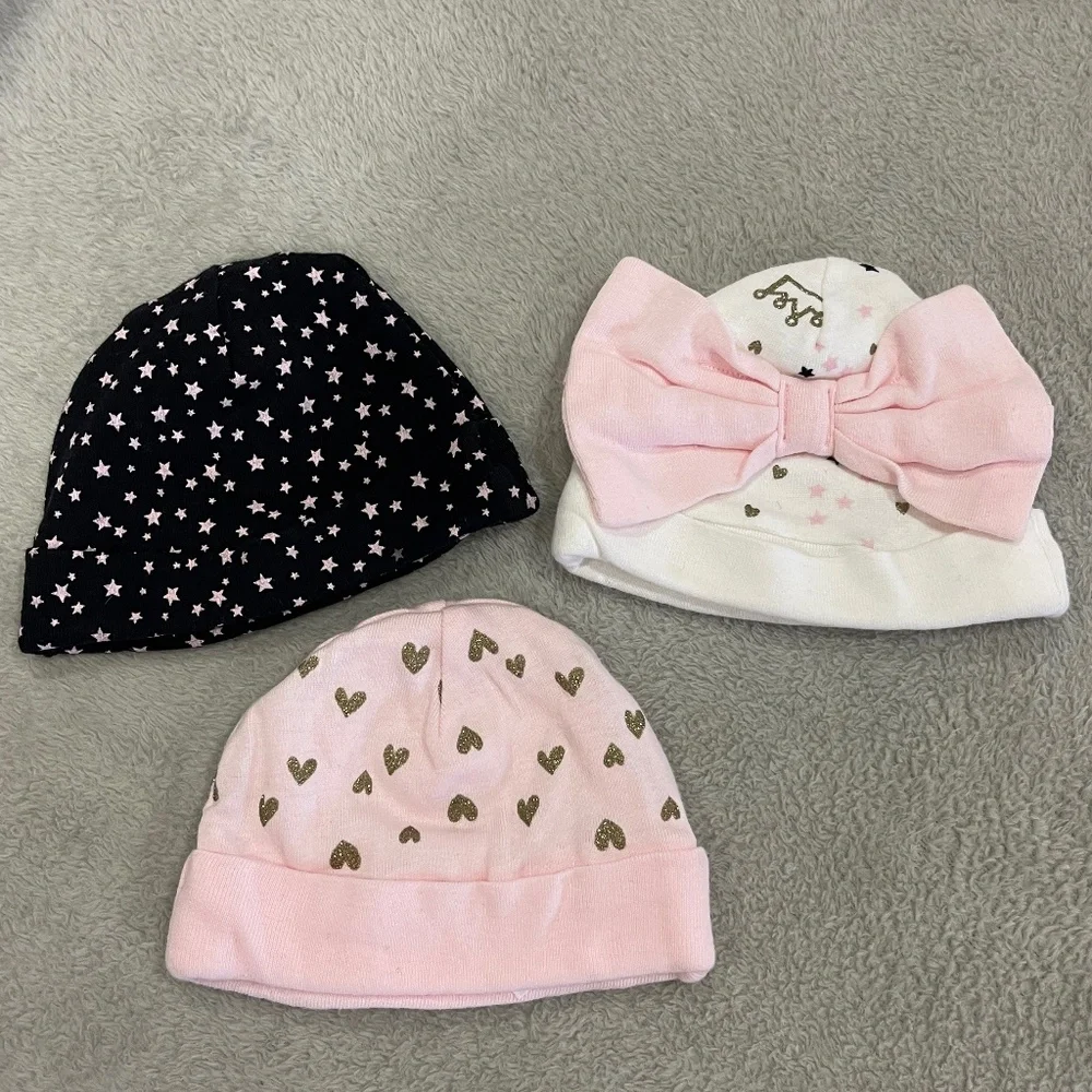 Newborn Baby Bundle Onesies, Pajamas & Hats 10+ Pieces